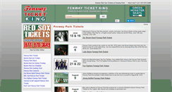 Desktop Screenshot of fenwayticketking.com